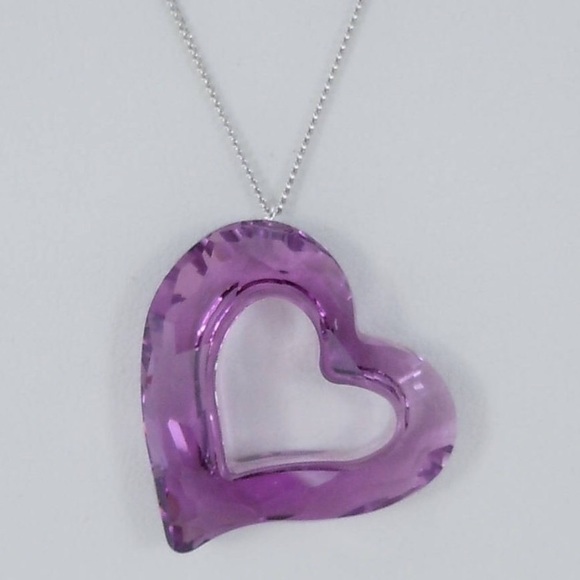 Swarovski Jewelry Swarovski Crystal Love Heart Necklace Poshmark